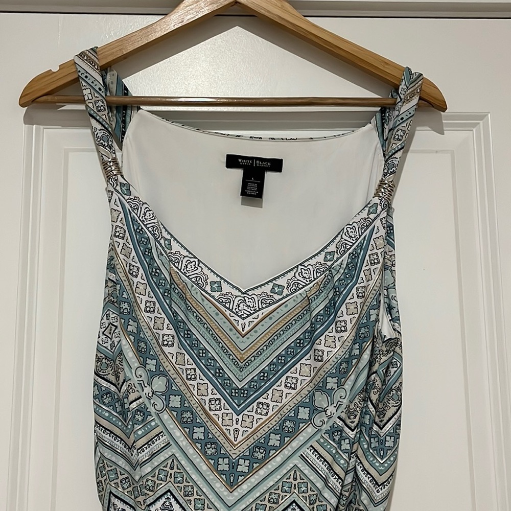 Very comfortable and cute WHBM blue summer dress
